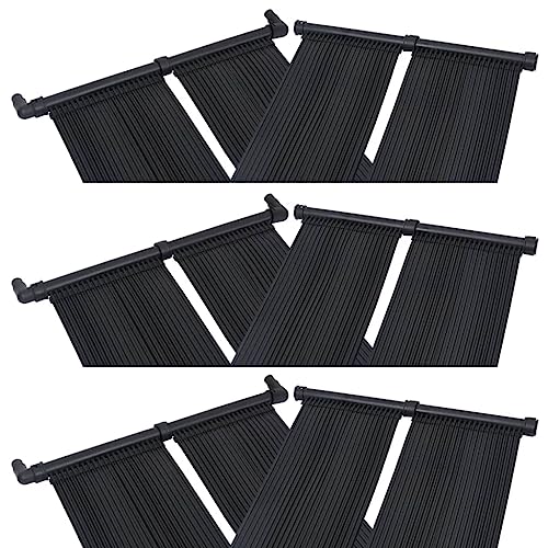 Genérico Panel Calentador Solar para Piscinas 6 Unidades 80x310 cm,Casa y jardín,Piscina y SPA,Accesorios para Piscinas y SPA,Climatizadores de Piscina,Multicolor,45.72 kg,3079663