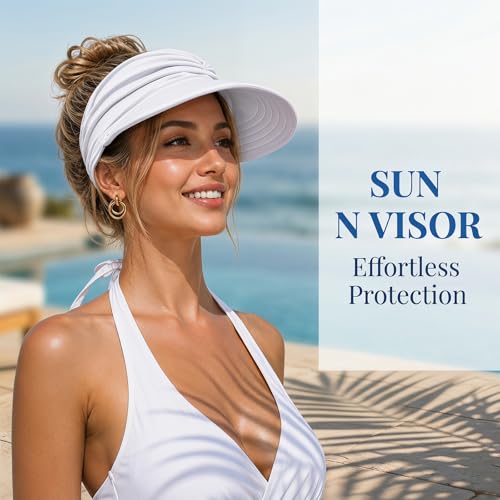 Visera deportiva ligera plegable para mujer miniatura 2