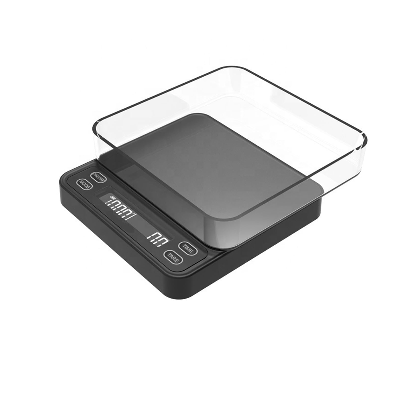 Mini Báscula De Cocina Electrónica Bolsillo 2Kg Con Temporizador Medición Precisa Esfuerzo(Smart Scale B)