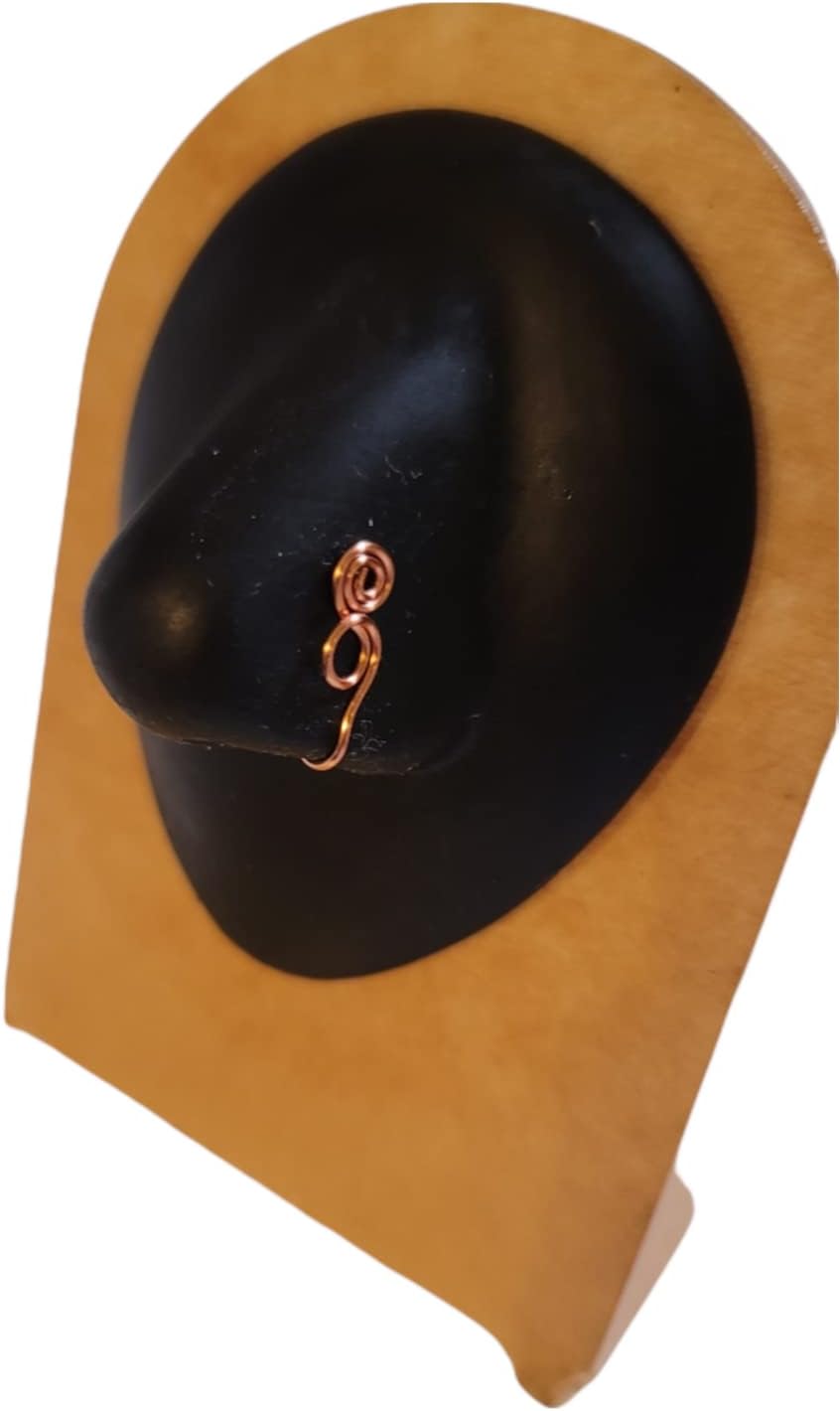 3 Ethnic Nose Ring Fake - Gypsy Nose Cuff - Bohemian Nose Jewelry - African Nose Ring Style #9