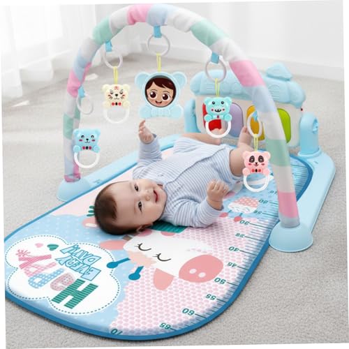 Centre d'activités pour bébé sûr et facile avec tapis de jeu sensoriel - 4