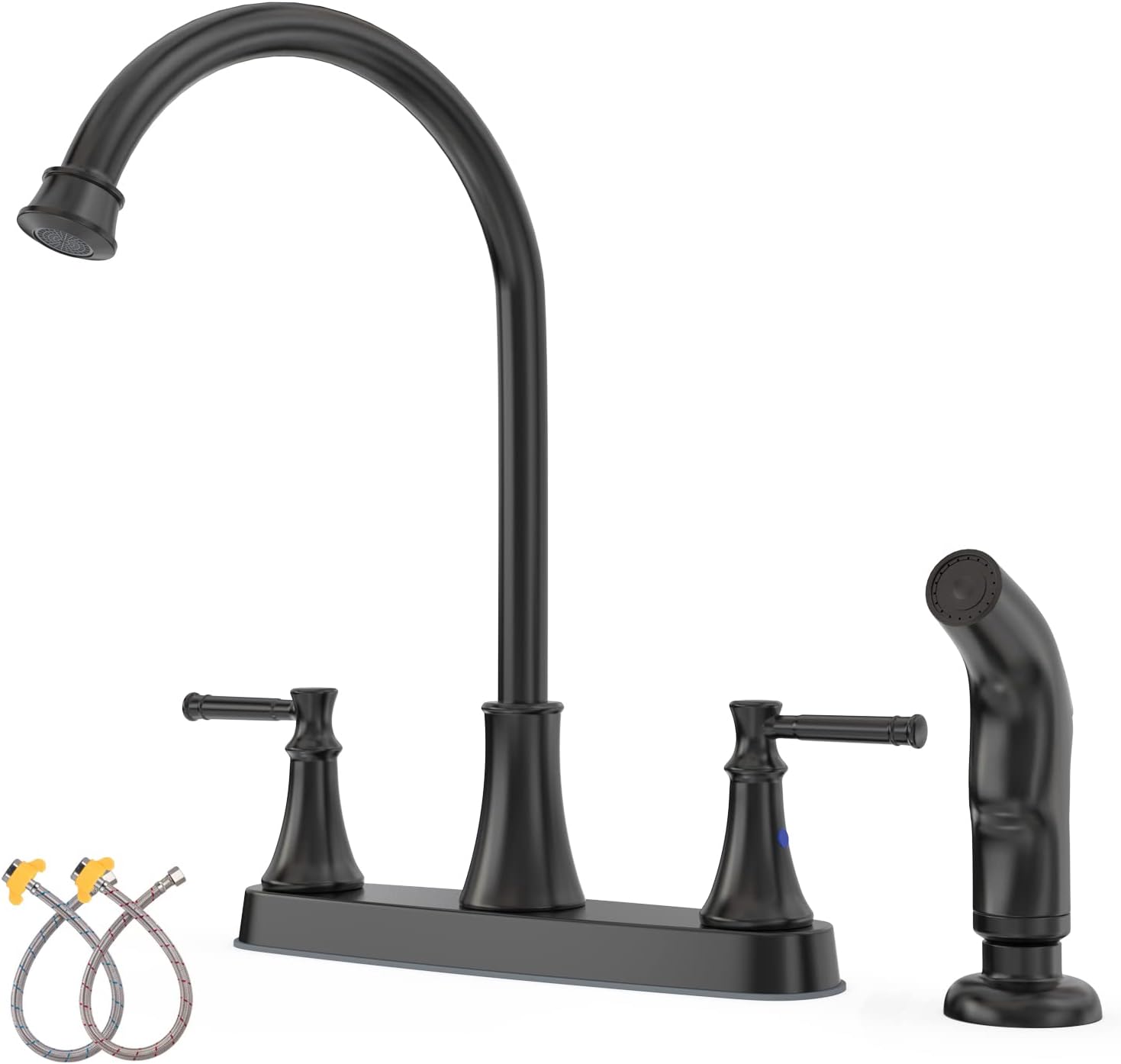 Delta Faucet Windemere 2Handle Kitchen Sink Faucet with Side Sprayer