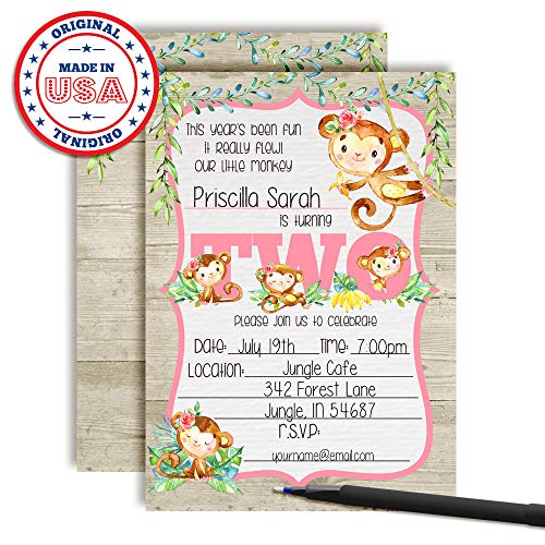 Invitaciones para Fiesta sin complicaciones de diseño tierno 3