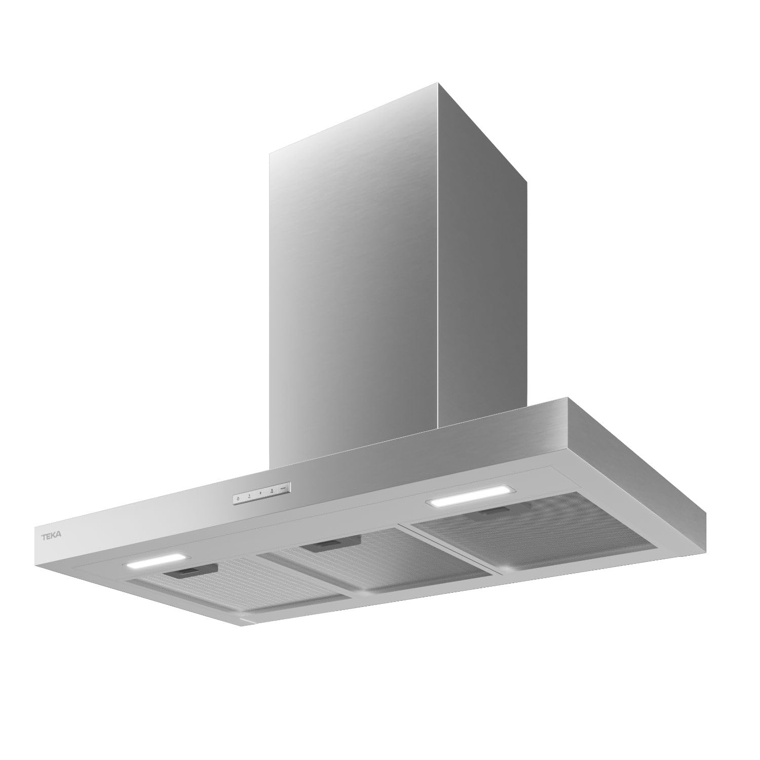 TEKA Campana Decorativa de Pared, 90 cm, 3 Velocidades, Acero Inoxidable