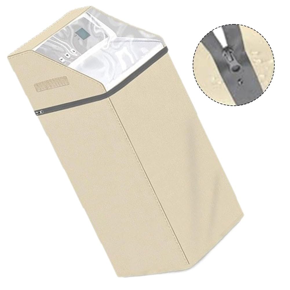 Lecreatekit Wasserenthärter-Abdeckung, 3-lagige isolierte Jacke mit PVC für Winterfrostschutz, 49,5 x 50,5 x 119,9 cm