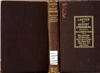 Hardcover Easter (A Play In Three Acts). Translated by Velma Book