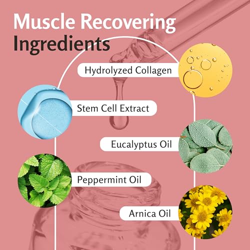 Image of Arnica Sore Muscle Massage Oil for Massage Therapy - with Collagen Stem Cells Arnica and Menthol - Multipurpose Instant Absorption Full Body Massage Oil by M3 (Pack of 2)