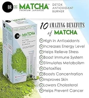 Matcha Latte Japanese Detox Antioxidant Burner