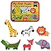 KUNEN My First Animal Puzzles 6-In-A-Box! Rompecabezas Juguetes Juguetes educativos para niños 2+
