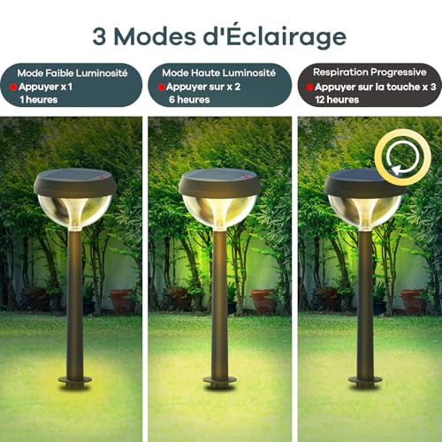 Éclairage solaire extérieur étanche pour sécuriser vos pas - 4