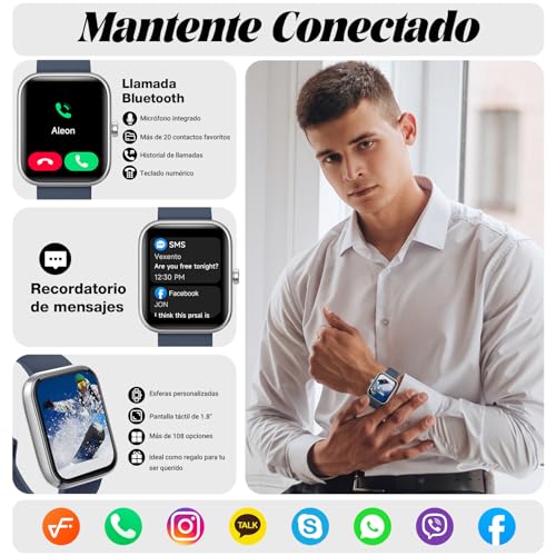 Smartwatch con llamadas Bluetooth y Alexa integrada para controlar tu rutina diaria en Android e iOS 2