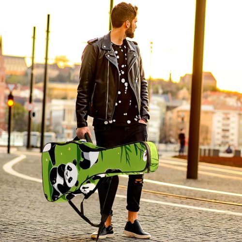 Housse pour guitare acoustique avec poche accessoires pour ranger partitions et câbles - 6