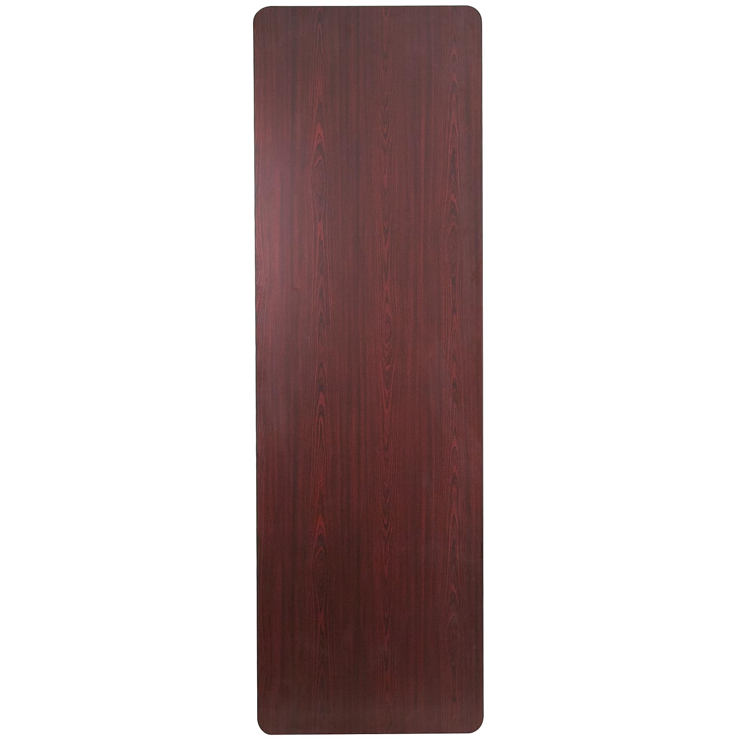 Flash Furniture 8-Foot High Pressure Mahogany Laminate Folding Banquet Table | Durable Construction Commercial Use product thumbnail 7