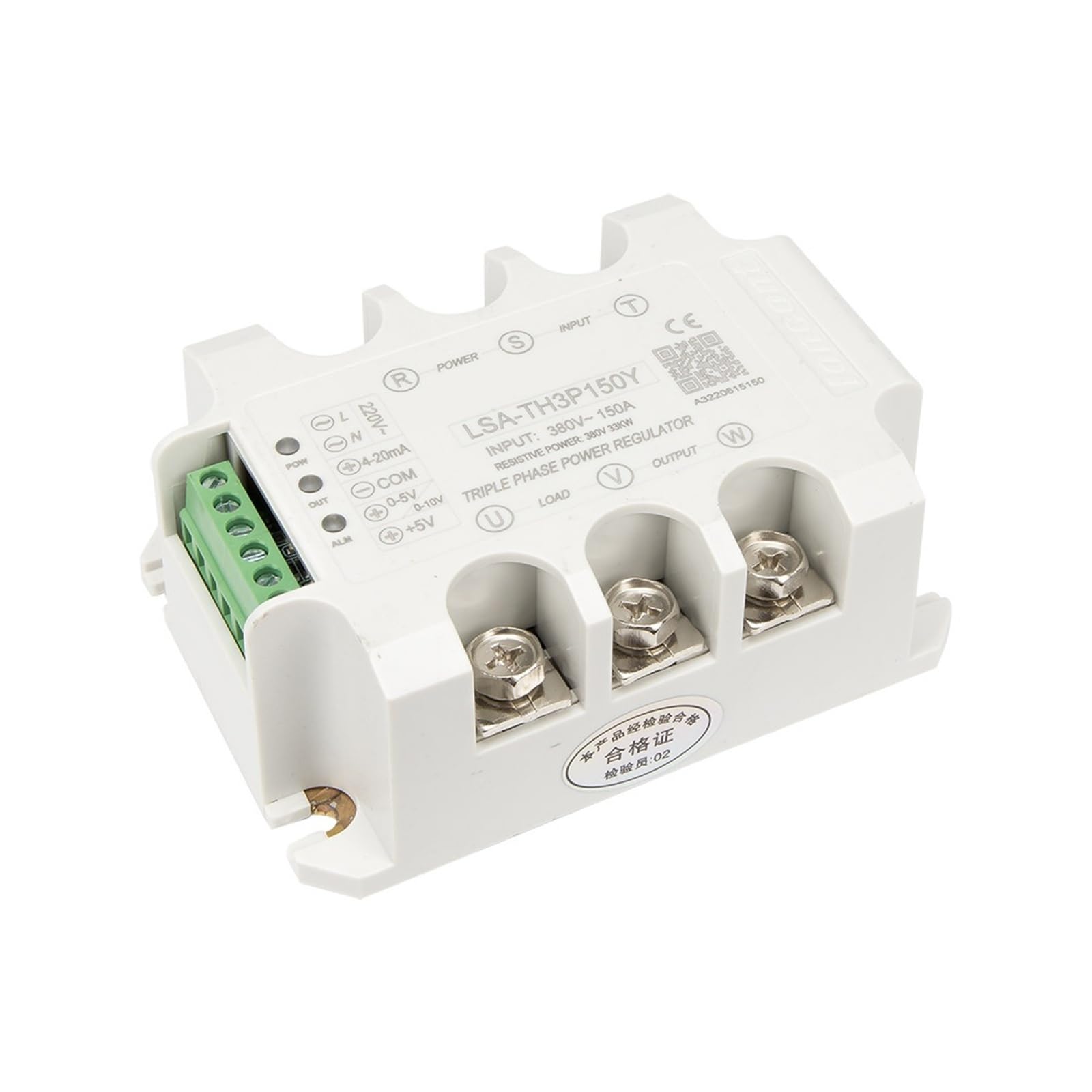 Module stabilisateur de tension triphasé AC 150A 380V LSA-TH3P150Y fixe