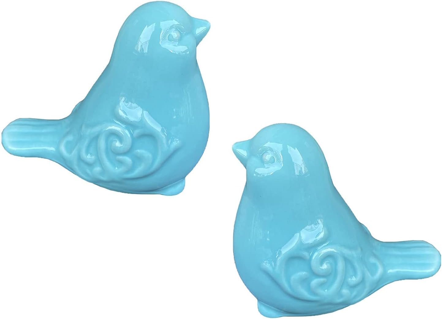 UTMOCO Decorative Bird Figurine Ceramic Bird Statue/Bird Sculpture for Home Garden