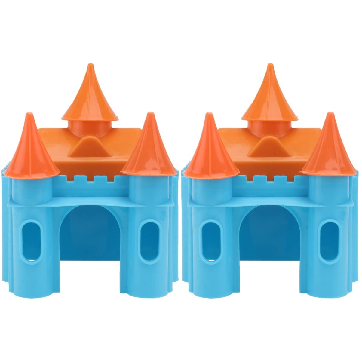 Beavorty 2 Piezas Nido de Castillo de hámster casa del Erizo escondite de hámster de plástico plastoy casa de hámster de plástico cabaña de hámster Lujo Mascota Juguete Jaula el plastico