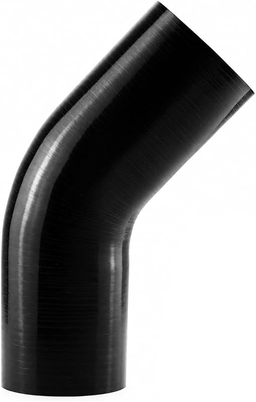 Mangueira de Silicone em Cotovelo 45° Ucreative 3,5" (88,9 mm) para Turbo e Admissão – 1 unidade