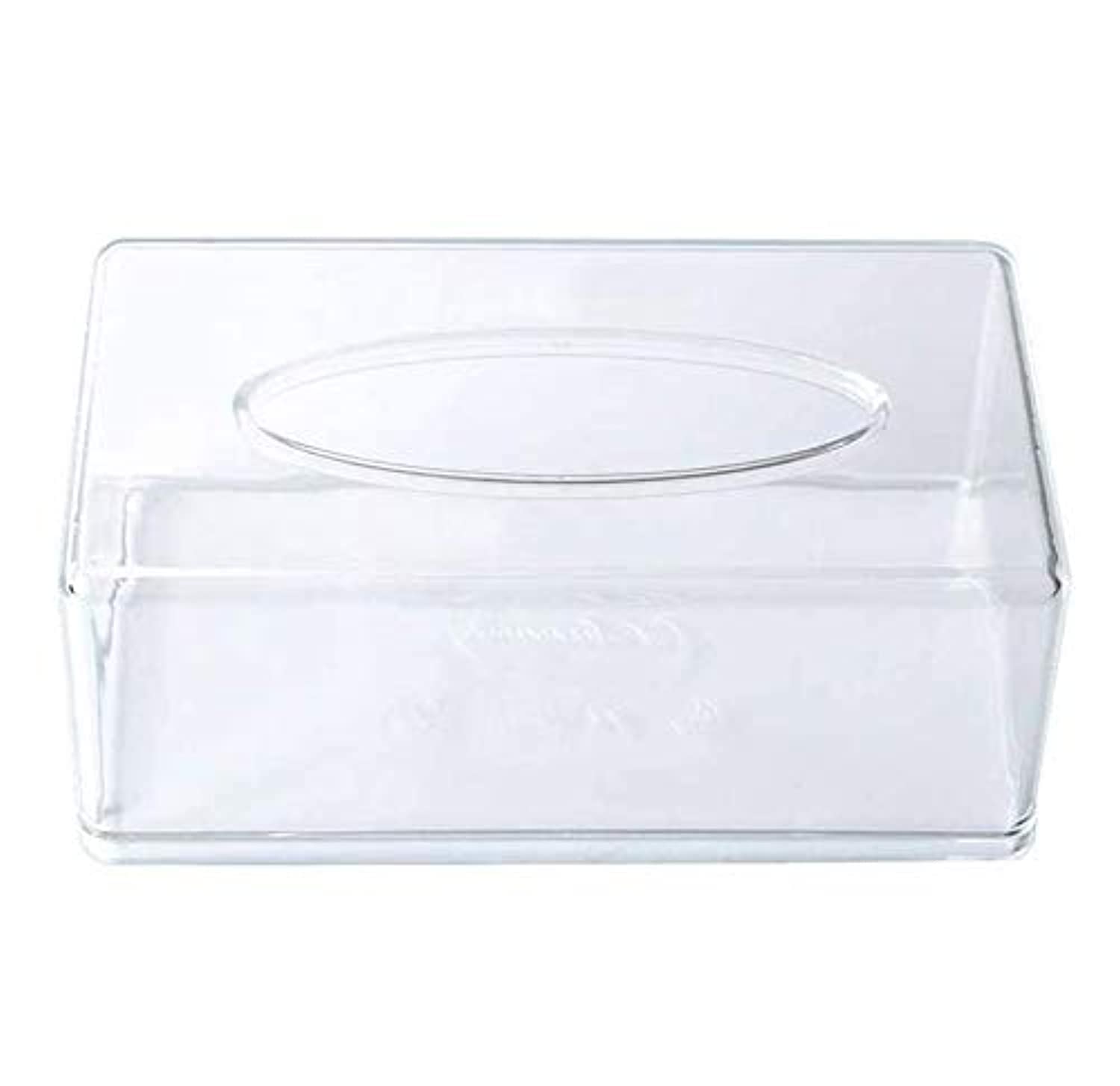 Showay Acrylic Facial Tissue Box - Decorative Rectangular Napkin Holder, Clear Cover Dispenser, For Kitchen And Office Room (Acrylic)