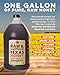 Desert Creek Honey - 100% Unfiltered, Pure, Raw Honey from Texas - Natural Sugar Substitute - One Gallon of Bulk Unprocessed, Unpasteurized American Honey - Harvested by Our Own Beekeepers