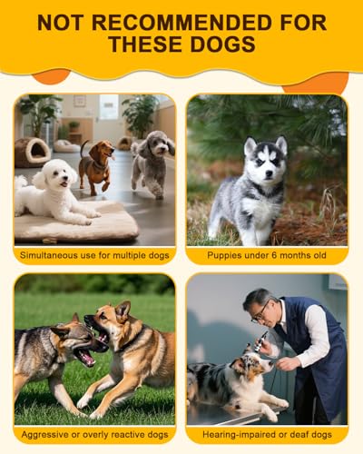 Image of Anti Barking Device for Dogs, Rechargeable Ultrasonic Bark Box with 3 Modes, Dog Bark Deterrent Device Up to 35Ft Range, Dog Barking Silencer for Indoor and Outdoor Use (White)