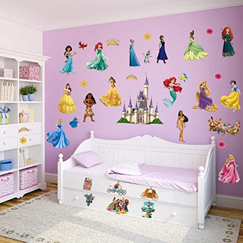 Keojue Princess Wall Decals Stickers, Peel And Stick Wall Decals For Girls Room Removable Wall Art Decor For Baby Nursery Girls Bedroom #TOP5