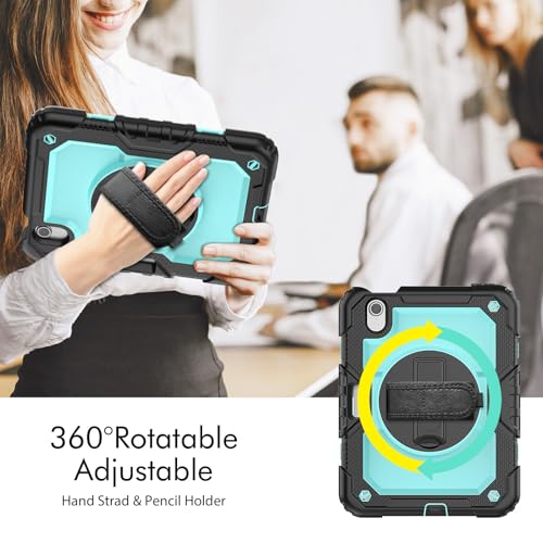 Coque iPad mini 7 antichoc avec dragonne pour éviter les chutes de tablette - 2