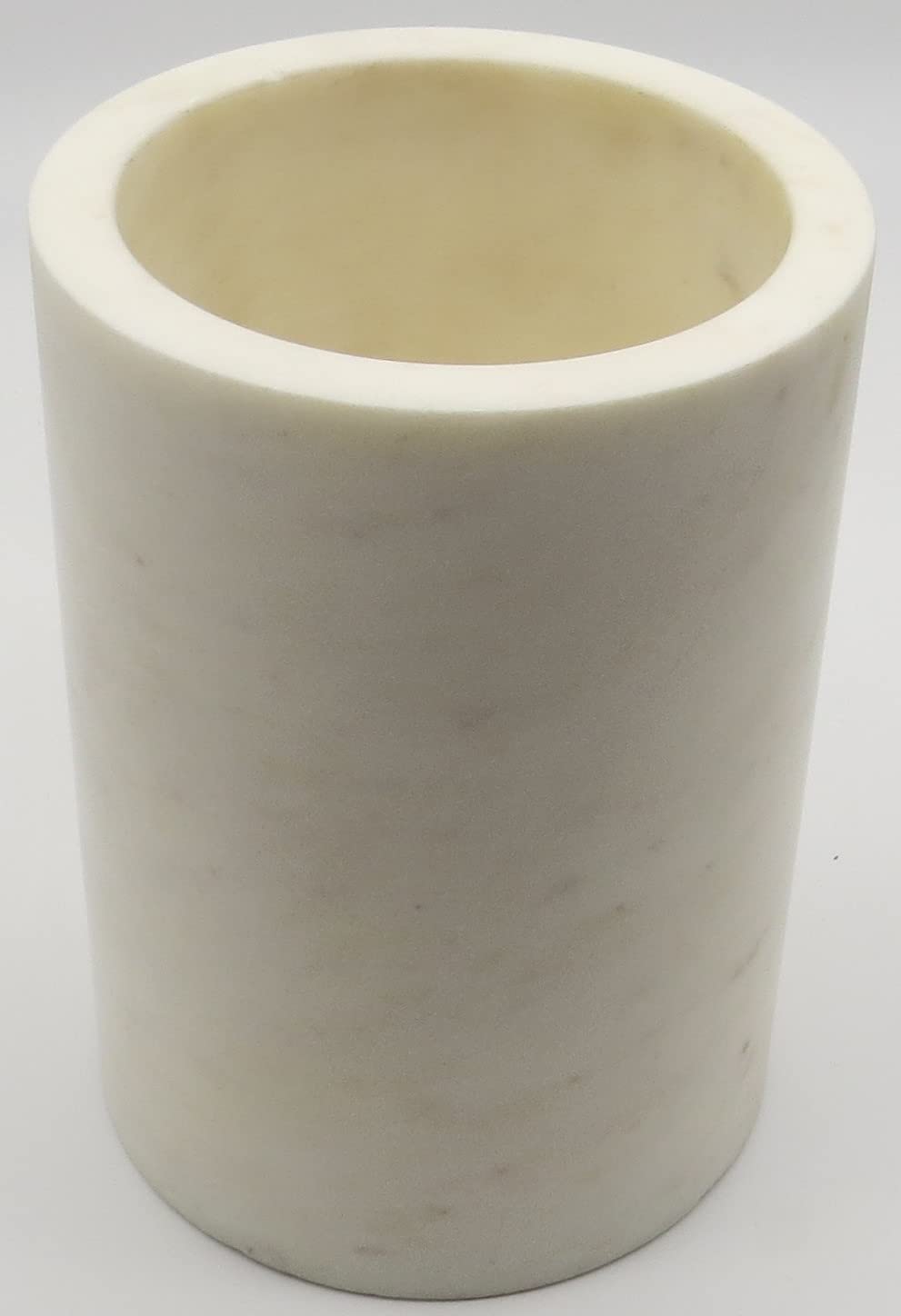 UniDeco Gifts for Wine Lovers - 7 Inch 1.45 Liter Cool White Kitchen Utensil Holder for Countertop - Marble Flower Vase Ice Bucket - Vino Bottle Chiller – Champagne Coolers Sleeve Insulator