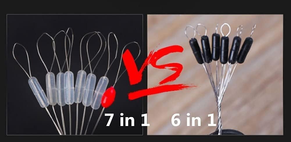 Fishing Bobber Stoppers - 200 Pack Silicone Float Stops -4