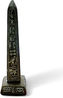 تحفة فرعوني مسلة فرعوني رخام فريدة وزن 235 جرام مقاس 18 * 5 * 5 سم نادرة