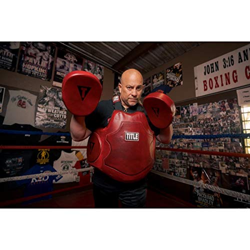 image for Title Boxing Blood Red Leather Body Protector