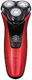 Remington Elektrischer Rasierer Herren PR1355 Manchester United Edition (Nass- & Trocken-Rasierapparat, LED Ladeanzeige), Präzisionstrimmer, Lithium Akku (Rotationsrasierer Aqua Plus)