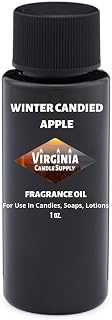 Winter Candied Apple Fragrance Oil (1 oz. Bottle) for Candle Making, Soap Making, Tart Making, Room Sprays, Lotions, Car Fresheners, Slime, Bath Bombs, Warmers