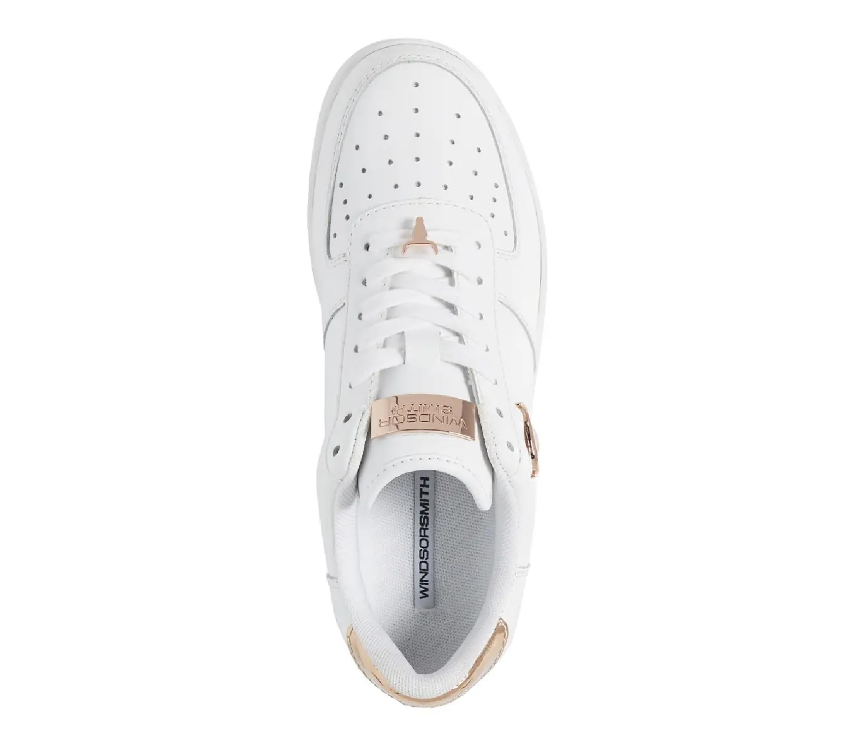 Sneakers da Ginnastica con Plateau in Pelle Grossa Bianca da Donna Windsorsmith - Rich