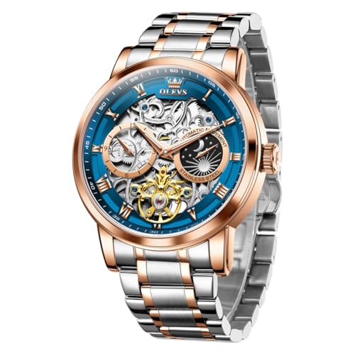Image of OLEVS Couple Watch Valentines Couple Matching Watches His and Her Couple Set Wrist Watch Men and Women Lovers Wedding Romantic Gifts Set of 2