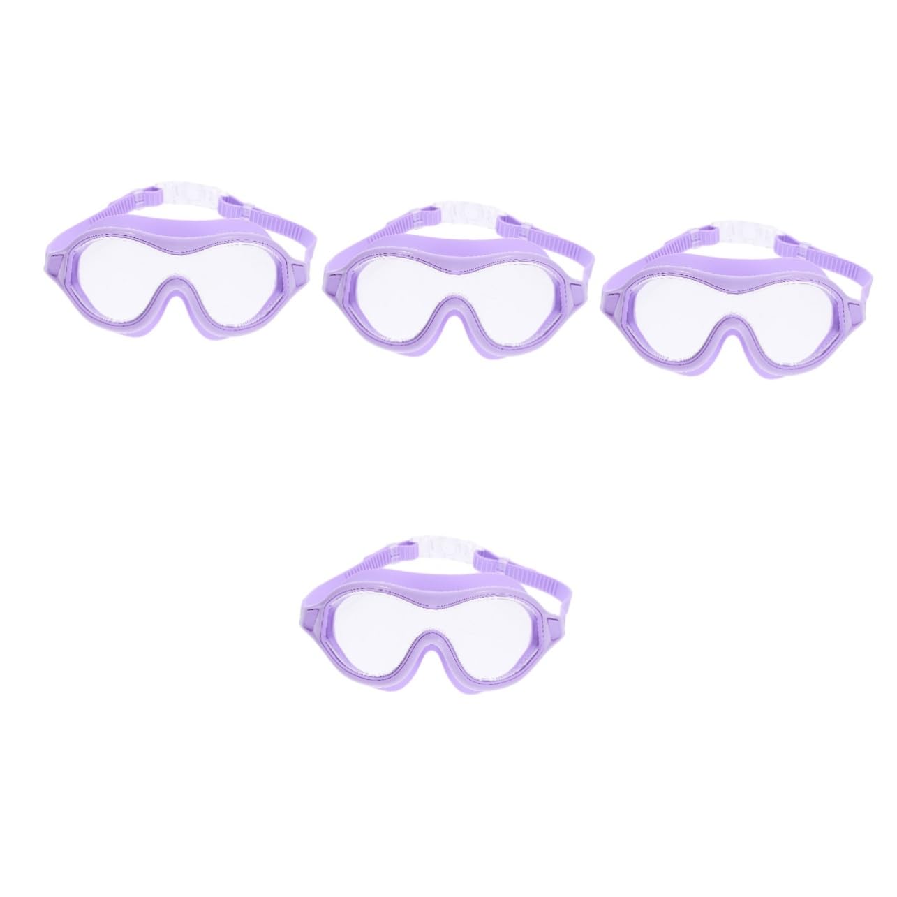 HANABASS 4stücke Unisex Schwimmbrille Mit Anti-fog Und Uv-schutz Verstellbare Wasserdichte Schwimmbrille Für Erwachsene Für Schwimmen Und Wassersport