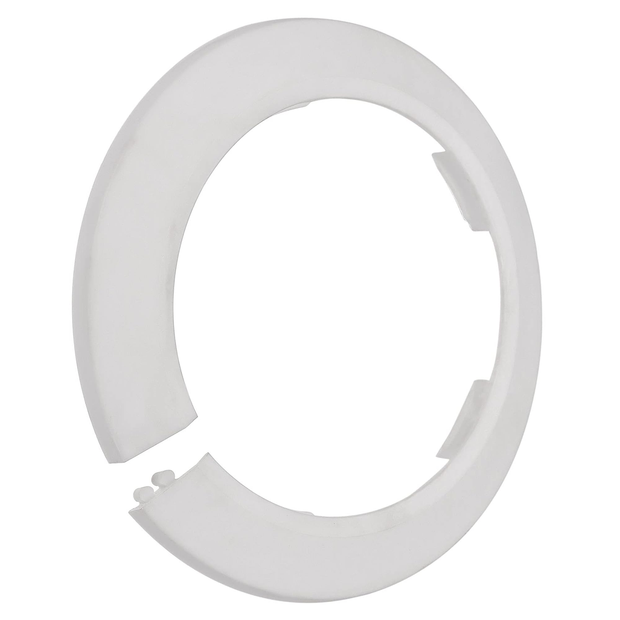 TOP-VIGOR 10pcs 90mm Pipe Cover Decoration, Click-in PP Plastic Escutcheon Pipe Collar for Water Pipe Drain Line