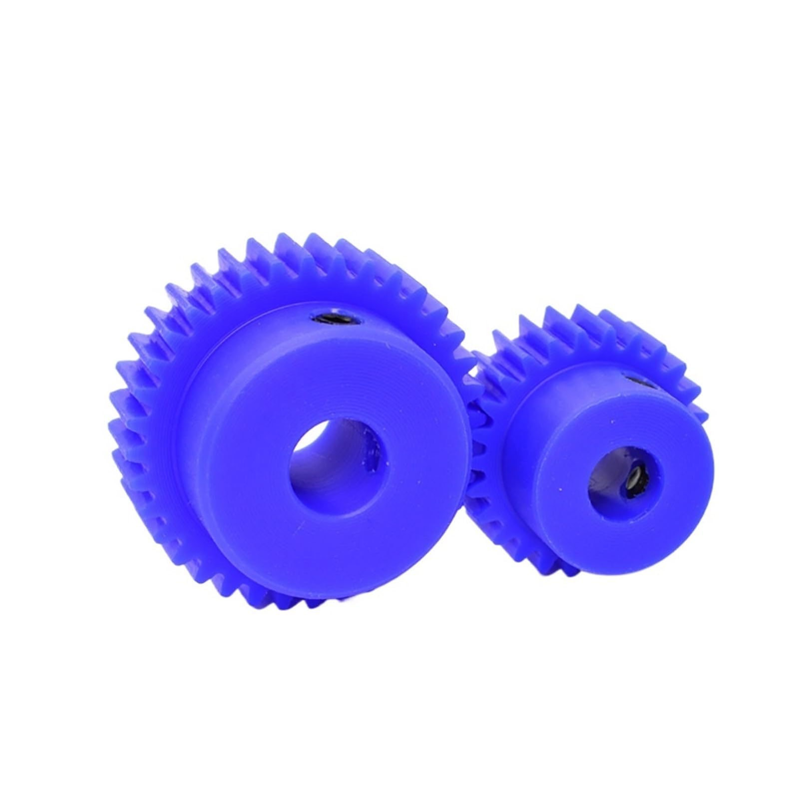 Bevel Gear Pinion Hardware Mechanical 1pcs 1M Blue Nylon Spur Gear 1 Mold 15 Teeth-120 Teeth Plastic Spur Gear with Step Bore 16mm(32 Teeth)