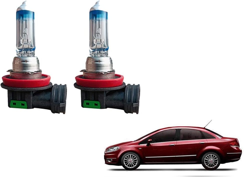 Auto Pearl -Sapphire Series H11 Cool Blue Halogen Head Light Bulb (55W, 12 V, 1 Bulb) Compatible with-Linea