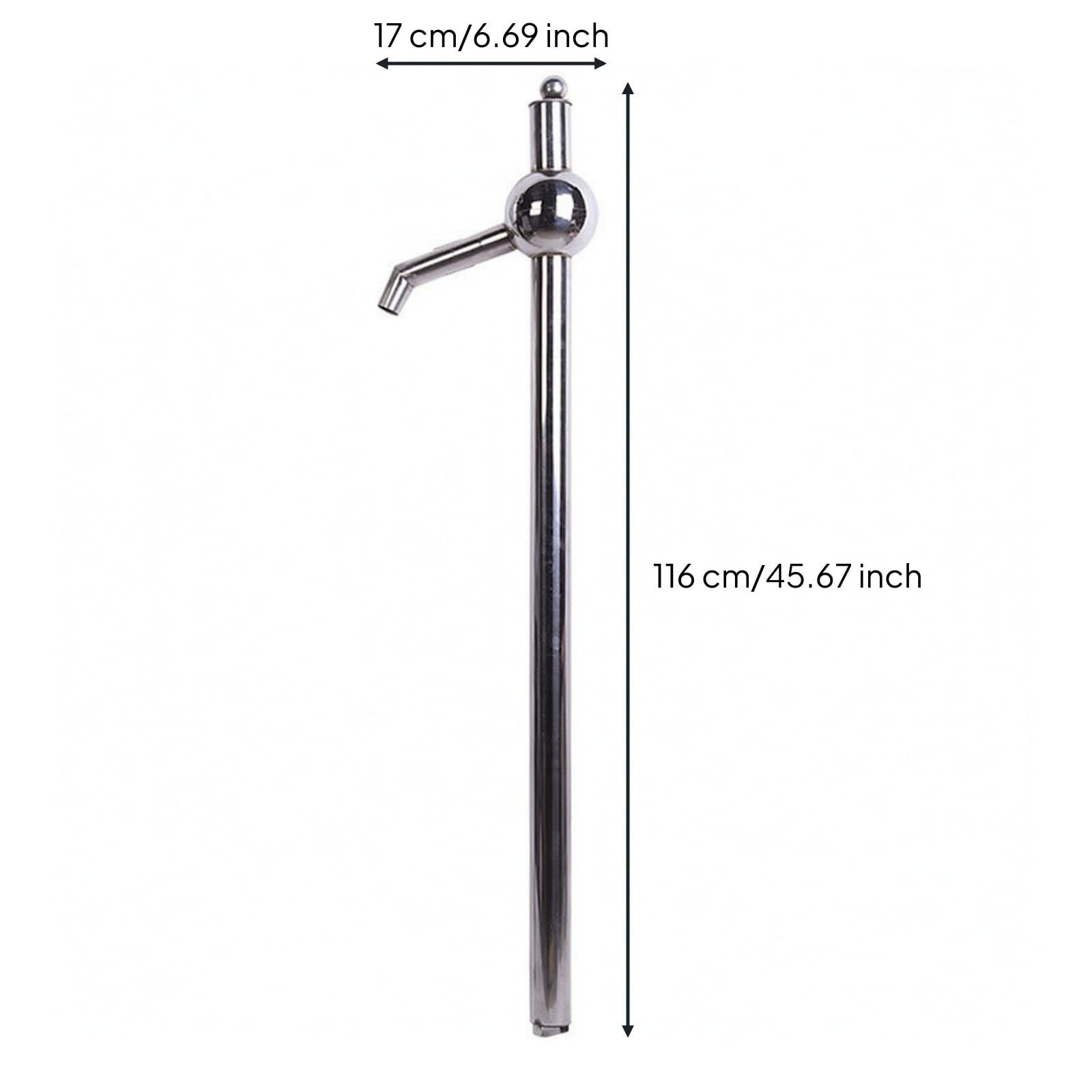 Extractor Aceite Manual | Portátil, Versátil, Bomba Aceite con tubo flexible, para Taller, Garaje, Mecánicos, Forma Bola
