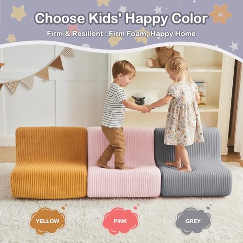 Image of DAICO Bean Bag Chairs for Kids, Comfy Reading Sofa Couch for Gaming