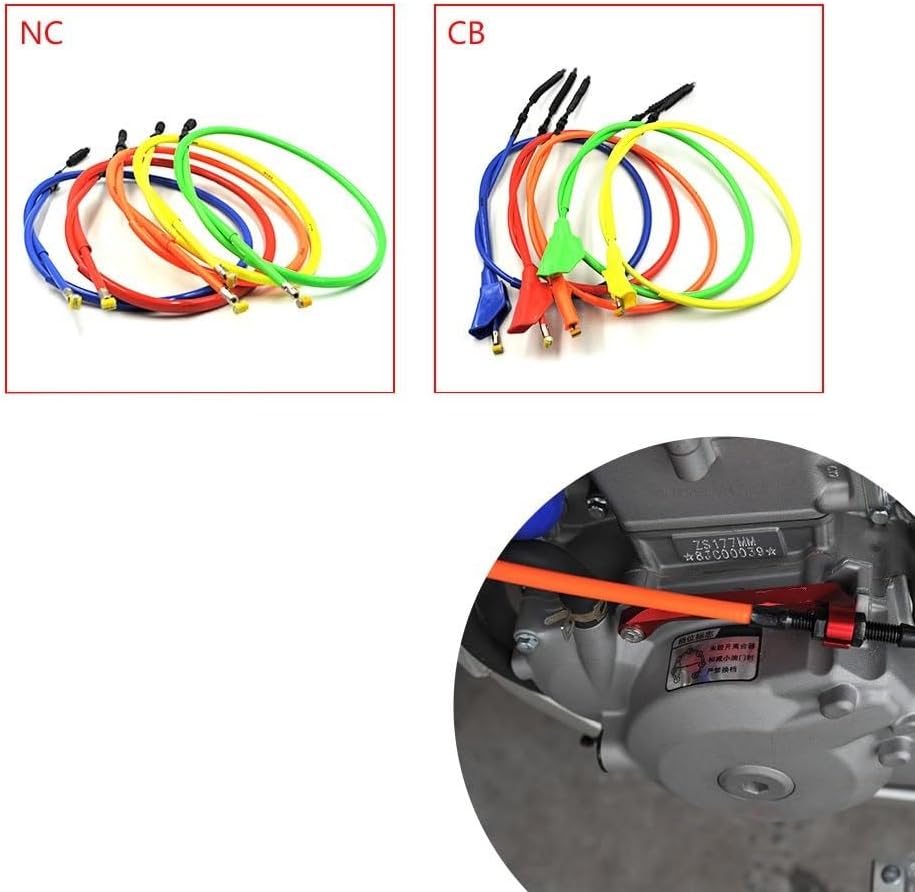 Brake Oil Hose Line Motorcycle Clutch Oil Hose Enduro Clutch Line Cable Wire Dirt Bike 316 Stainless Steel Core Brake Line for NC CB CG Engine Motorcycle Brake line