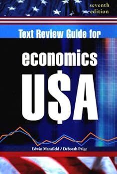 Paperback Economics USA Text Review Guide Book