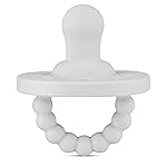 Ryan & Rose Cutie PAT Pacifier Teether (Flat, Grey)