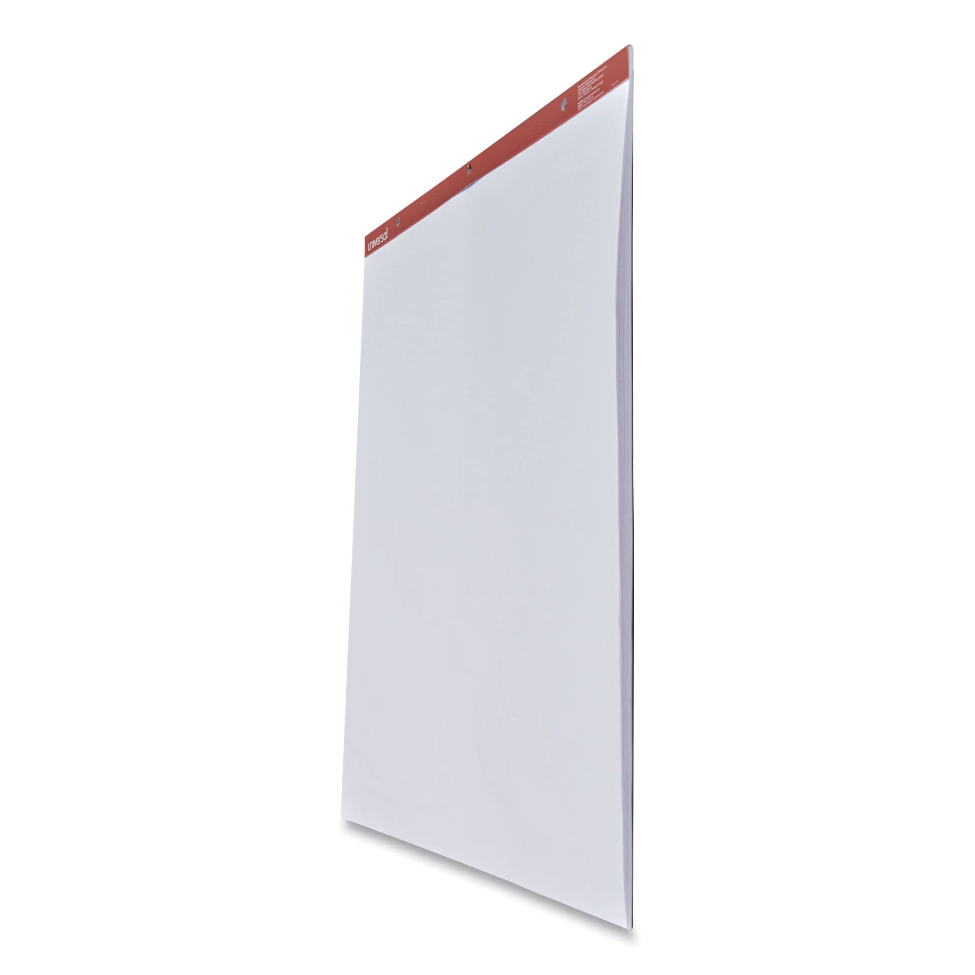 Universal UNV35600 Unlinierte Staffeleiblöcke/Flipcharts, 68,6 cm x 86,4 cm, Weiß (50 Blatt, 2/Karton)