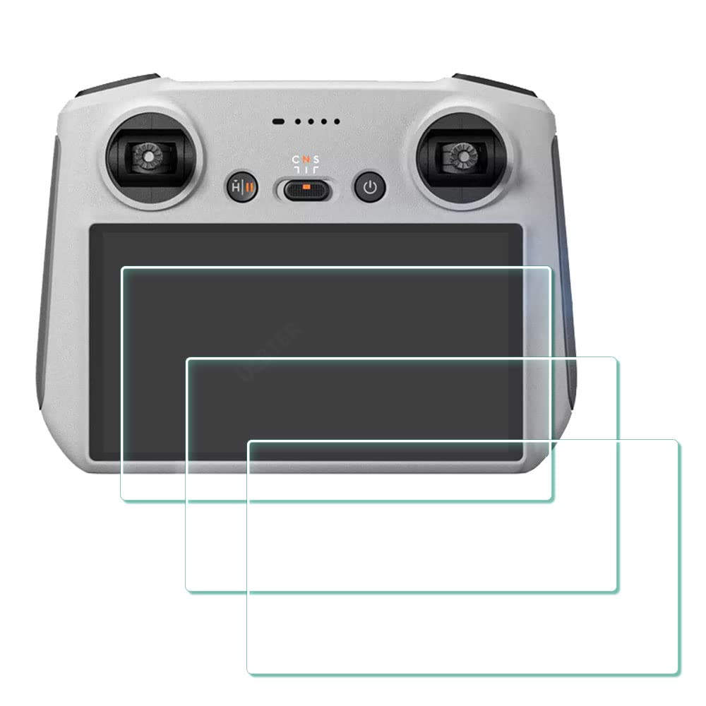 ULBTER Displayschutz schutzfolie für DJI Mini 5 Pro/Mini 4 Pro / 3-Pro - DJI RC/DJI RC 2 RC2 Fernbedienung Monitor screen protector folie Glas Zubehör [3 Stück]