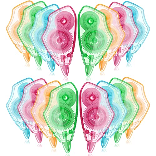 Tenare 16 Pcs Correction Tape Each Colorful Correction Tape 9.84 ft for School, Office, Note Taking, Journal