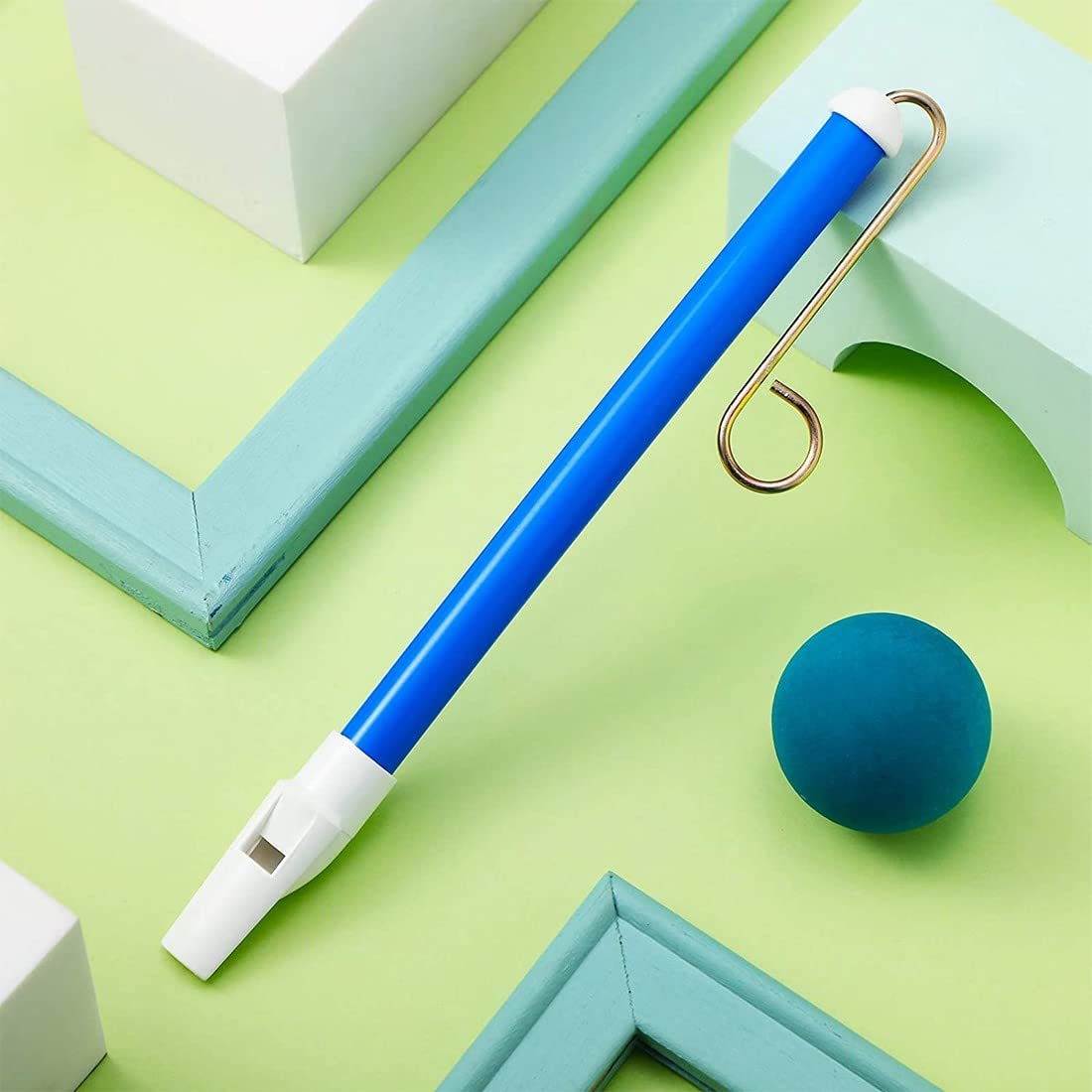 Fischietto Scorrevole Per Bambini - 2 Pezzi Colorati, Strumento Musicale Giocattolo - Foto 7