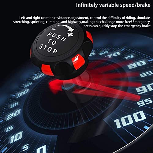 Image of Exercise Bike Indoor Cycling Bike Stationary Comfortable Seat Cushion Multi - Grips Handlebar Heavy Flywheel 440 Lbs Weight Capacity Black