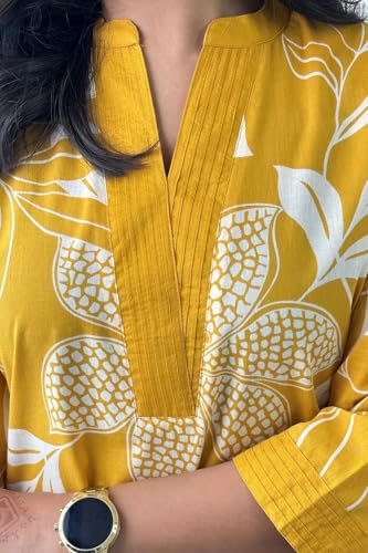 Image of Fashion Basket Wedani Cotton Printed Kurta Set for Women