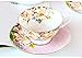 (Pink Rose) - Gift Set Vintage Fine Bone China Tea Cup Spoon...
